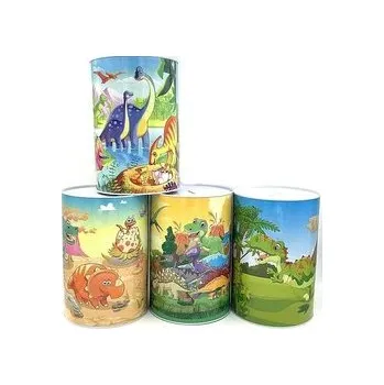 Dětské hřiště Skarbonka puszka metalowa Dinozaury mix