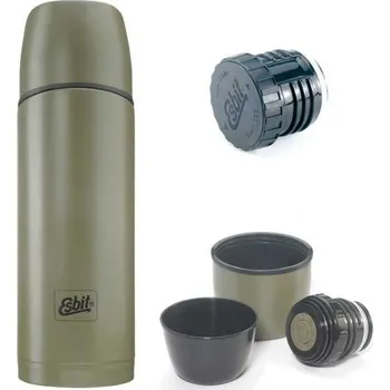 Termoska Originální výstroj Termoska ESBIT® nerezová se dvěma uzávěry 1l ZELENÁ