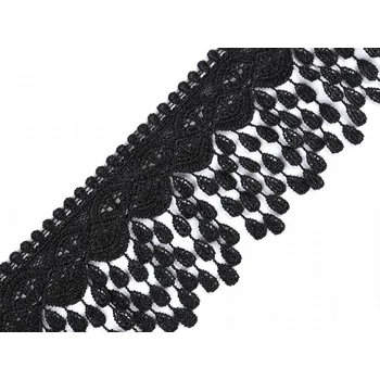 Krajka Vzdušná krajka s třásněmi šíře 80 mm