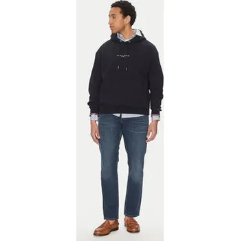 Pánské oblečení Tommy Hilfiger Mikina Small Logo MW0MW38950 Tmavomodrá Regular Fit S
