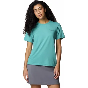 Dámské tričko Columbia Wild Springs SS W 2119271330 - teal XS