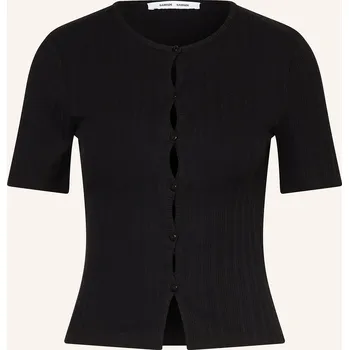 Dámský svetr Samsøe Samsøe Dámský Pletený Kardigan Sajuni, černá, 36