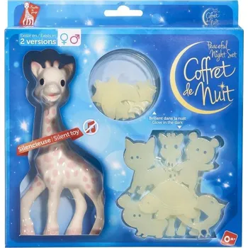Hračka pro nejmenší Uklidňující noční sada VULLI Žirafa Sophie, verze pro holky