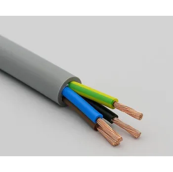 elektrický kabel Flexibilní ovládací kabel YSLY-JZ 4x 0,75 barevné značení žil