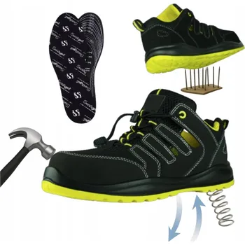 Pracovní obuv LEHKÉ pracovní sandály PRODYŠNÉ s ocelovou špičkou KAPA S1 BOZP velikost 44