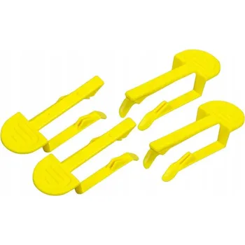 Odpadkový koš Svorky na odpadkový koš - Stabilní upevnění pytlů, usnadňují třídění, 4 Ks