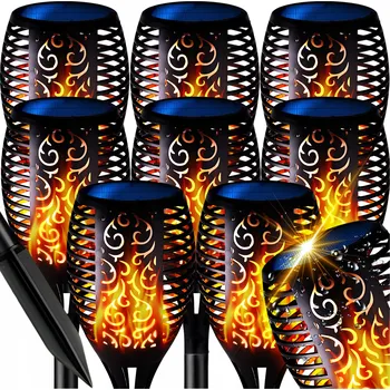 Venkovní osvětlení Solární lampa zapichovací MAXSELL černá 52 cm 8 ks