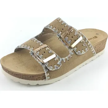 Dámské pantofle Dámské pantofle na platformě Inblu NM40 026 A2 hnědé 40