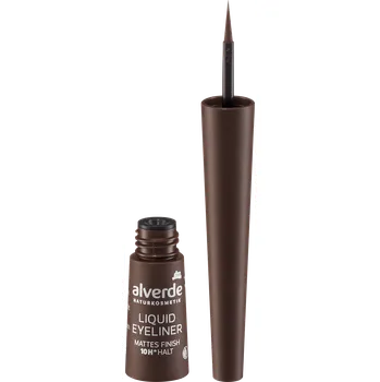 Oční linky alverde NATURKOSMETIK tekuté oční linky 20 hnědé