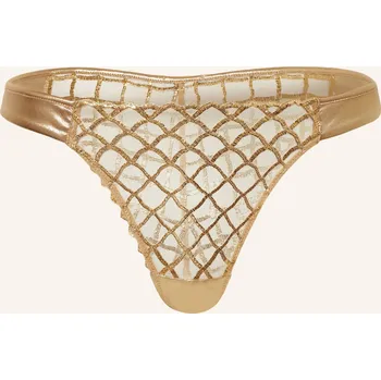 Kalhotky Livy Dámské Kalhotky String Carter, zlatá, 40