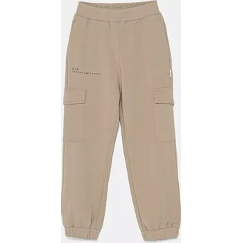 Dětské tepláky EA7 Emporio Armani 7G000040.AF12501 béžová 80X, vel. 170