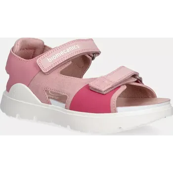 Dámské sandále Kožené sandály Biomecanics 252227.G.28.34 růžová 30X, EUR 34
