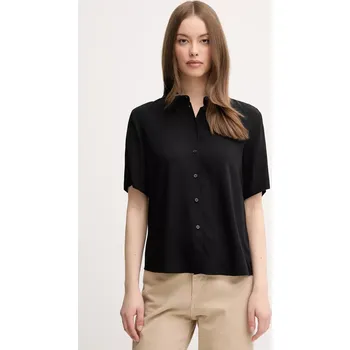 Pánská košile Košile United Colors of Benetton 5WPWDQ0B1 černá 99X, vel. L