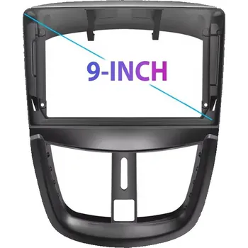 Autorádio Peugeot 207 (2009-2013) -Redukční rámeček A7210 pro autorádio 9"