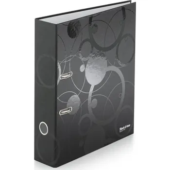 Pákový pořadač A4 7cm Black and White černý