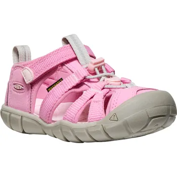 Chlapecké sandály Dětské sandály KEEN Seacamp Ii Cnx Ch Velikost bot (EU): 30 / Barva: růžová/bílá