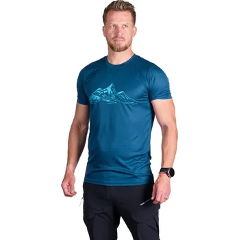 Pánské tričko Triko funkční Northfinder Niclas Velikost: XXL tyrkysová