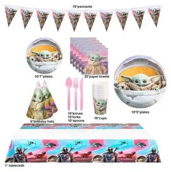 Party dekorace Velká sada na párty Star Wars - Cakesicq