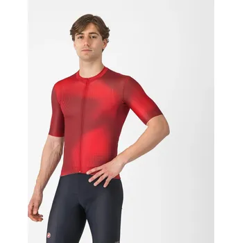 cyklistický dres CASTELLI dres VORTICE pánský red Varianta: L