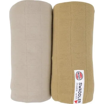 Multifunkční osuška LODGER Swaddler Tribe 120x120 cm 2ks 2024, birch