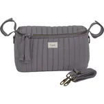 Organizér na kočárek 3 SPROUTS prošívaný, solid charcoal grey