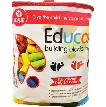 ostatní stavebnice Dromedár Vzdělávací Stavebnice v Tubě z Fólie 180 dílů