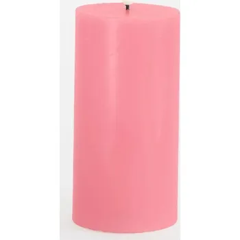 Svíčka SIRIUS Vosková LED svíčka Sille, starorůžová, 7,5 x 15 cm