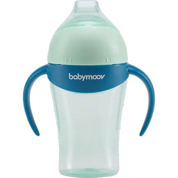 Nekapající hrníček s úchyty BABYMOOV 180 ml 2025, azur