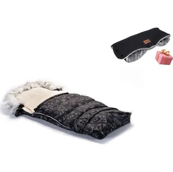 Fusak Fusak EMITEX Combi Fox + rukávník/rukavice ZDARMA, květiny- krémová + rukávník/rukavice ZDARMA