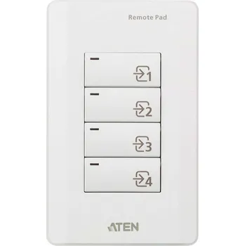 Switch ATEN VPK104-AT příslušenství pro konferenční video hovory Dálkové ovládání Bílá