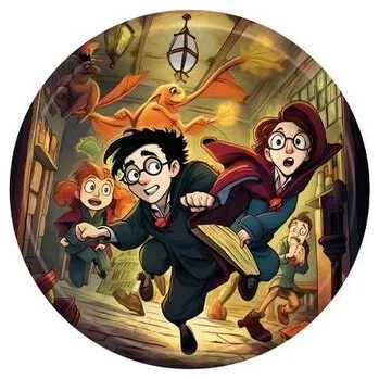 Party dekorace Párty papírové talíře 22cm 10ks Harry Potter - Cakesicq