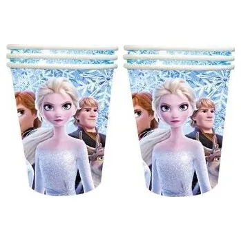 Jednorázové nádobí Papírové kelímky 10ks Frozen - Cakesicq