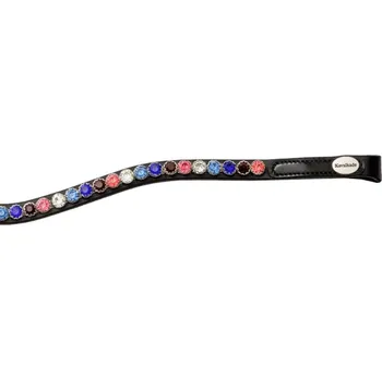 KAVALKADE Čelenka Seasons dreams, black/blue-purple, vel. PONY