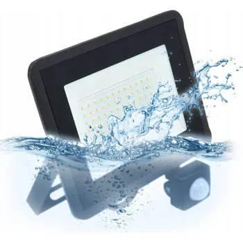 HALOGEN LED 50W S ČIDLEM POHYBU REFLEKTOR IP66 VENKOVNÍ SVĚTLOMET