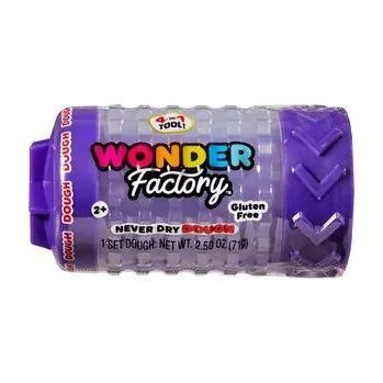 Set školních potřeb Wonder Factory Never Dry Dough Singles - Purple