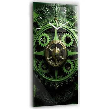 Hodiny Nástěnné hodiny Wallfluent zelené 30 cm