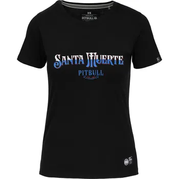 Dámská móda PitBull West Coast - dámské triko SANTA MUERTE BLUE černé S
