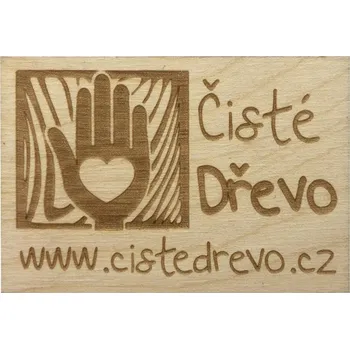 Dřevěná magnetka s vlastním motivem