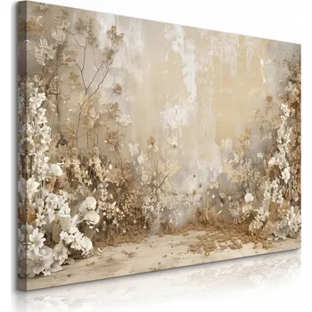 Obraz Obraz na zeď do obýváku Divoké květiny Příroda Abstrakce Beton Retro 90x60