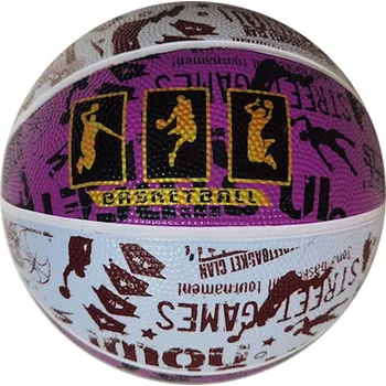 Basketbalový míč KUBIsport G2104K Basketbalový míč s potiskem vel. 5