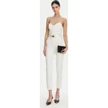 Elisabetta Franchi Overal TU-039-51E2 Bílá Regular Fit 44