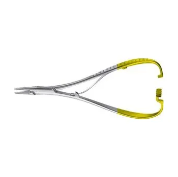 Jehelec MATHIEU pozlacená rukojeť 17 cm (Chirurgické nástroje)