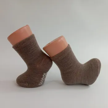 Dětská móda TREPON Kojenecké ponožky MERINO vlna, hnědé Velikost: 16-18cm /24-27/