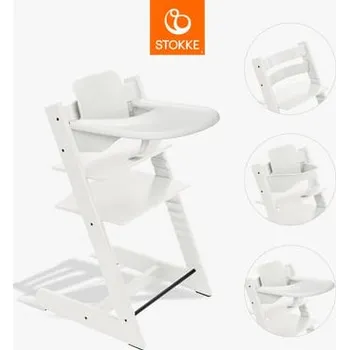 Jídelní židlička STOKKE® Tripp Trapp® Jídelní židlička buková bílá včetně...