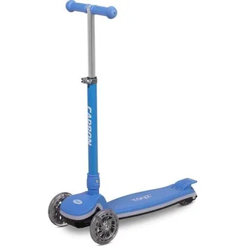 Koloběžka TOYZ TŘÍKOLOVÁ KOLOBĚŽKA CARBON SVĚTLE MODRÁ