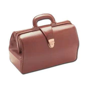 Lékařská taška "TEXAS", kožená: kaštanová (Taška pro lékaře)