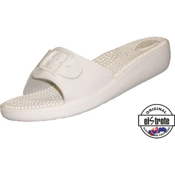 Dámská zdravotní obuv Zdravotní pracovní obuv classic - bílá masážní šlapka - dámská (Zdravotní obuv)