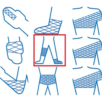 Pruban - Vysoce elastický síťový obvaz, 5 - koleno, chodidlo, kotník (Elastický obvaz)
