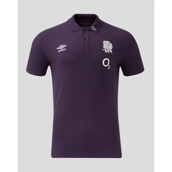 Umbro England Rugby Polo Shirt 2024 Adults Nightshade L
