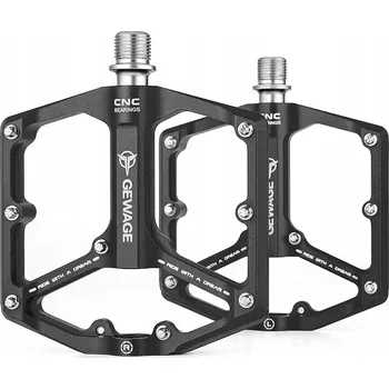 Pedál na kolo Hliníkové platformové pedály Gewage GE324 černé